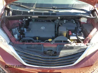 2014 Toyota Sienna LE with VIN 5TDJK3DC5ES075494, listed as a Copart auction lot 50102035 with 151,375 mi miles and Salvage Title. Bid and sale history available at DreamBid. Image 12.