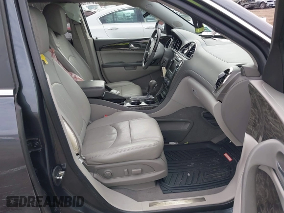 2014 Buick Enclave Leather with VIN 5GAKVBKD2EJ233953, listed as a IAAI auction lot 41658900 with 63,728 mi miles and . Bid and sale history available at DreamBid. Image 5.