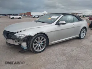 2010 BMW 6 Series 650i with VIN WBAEB5C58AC225588, listed as a IAAI auction lot 41186110 with 83,032 mi miles. Bid and sale history available at carsss.com. Image 2.