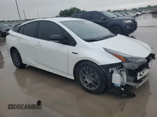 2021 Toyota Prius L Eco with VIN JTDKAMFU6M3127427, listed as a Copart auction lot 51843995 with 42,278 mi miles and Salvage Title. Bid and sale history available at carsss.com. Image 4.