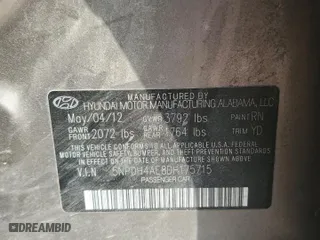 2013 Hyundai Elantra GLS with VIN 5NPDH4AE8DH175715, listed as a Copart auction lot 47591775 with 148,224 mi miles and Salvage Title. Bid and sale history available at carsss.com. Image 15.