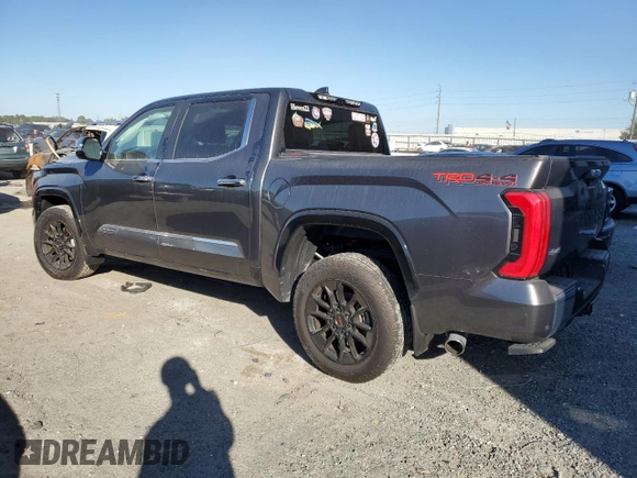 2024 Toyota Tundra 1794 Edition with VIN 5TFMC5DB3RX069660, listed as a Copart auction lot 84489974 with 3,998 mi miles and Salvage title. Bid and sale history available at DreamBid. Image 2.