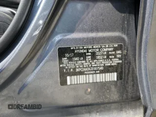 2018 Hyundai Accent SEL with VIN 3KPC24A3XJE007540, listed as a Copart auction lot 52873853 with 76,039 mi miles. Bid and sale history available at carsss.com. Image 14.