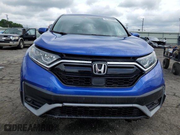 2020 Honda CR-V EX with VIN 7FARW2H50LE014296, listed as a Copart auction lot 61355095 with 40,575 mi miles and Salvage title. Bid and sale history available at DreamBid. Image 5.