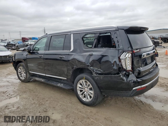 2022 GMC Yukon XL SLT with VIN 1GKS2GKDXNR209507, listed as a Copart auction lot 45223455 with 112,316 mi miles and Salvage Title. Bid and sale history available at carsss.com. Image 2.