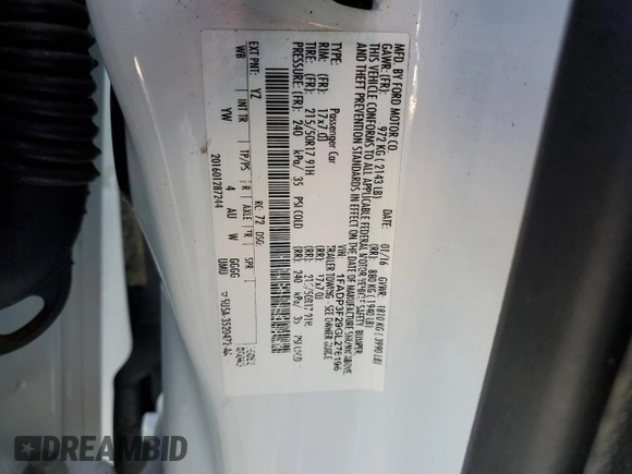 2016 Ford Focus SE with VIN 1FADP3F29GL276196, listed as a Copart auction lot 88551235 with 108,527 mi miles and Salvage Title. Bid and sale history available at carsss.com. Image 12.