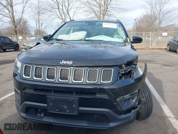2021 Jeep Compass Altitude с VIN 3C4NJDBB7MT540625, выставлен на аукционе IAAI как лот 41495501 с пробегом Не указан миль и . История ставок и продаж доступна на DreamBid. Изображение 12.