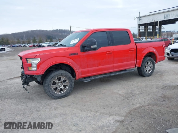 2016 Ford F-150 XLT with VIN 1FTEW1EF1GFD23181, listed as a IAAI auction lot 41638305 with 131,712 mi miles and . Bid and sale history available at carsss.com. Image 18.