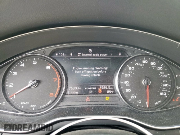 2018 Audi A4 Premium z VIN WAUKMAF4XJA068781, wystawiony jako Copart lot #57137725 z przebiegiem 75 303 mil mil oraz Szkoda całkowita • Salvage title. Historia ofert i sprzedaży dostępna na DreamBid. Obrazek 9.