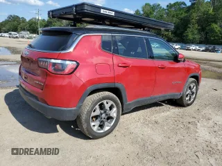 2018 Jeep Compass Limited with VIN 3C4NJDCB5JT281286, listed as a Copart auction lot 56836325 with 64,833 mi miles and Salvage title. Bid and sale history available at DreamBid. Image 3.