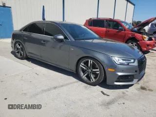 2017 Audi A4 Premium Plus with VIN WAULNAF43HN018857, listed as a Copart auction lot 48876665 with 139,746 mi miles and Salvage Title. Bid and sale history available at carsss.com. Image 4.