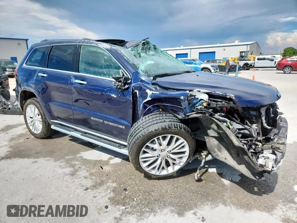 2018 Jeep Grand Cherokee Summit z VIN 1C4RJFJG6JC341843, wystawiony jako Copart lot #62220685 z przebiegiem 66 807 mil mil oraz Szkoda całkowita • Salvage title. Historia ofert i sprzedaży dostępna na DreamBid. Obrazek 4.