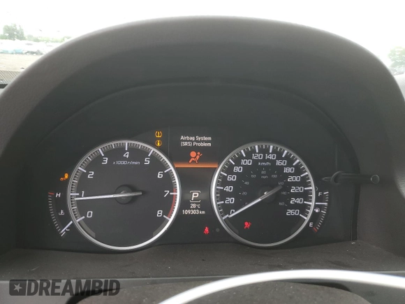 2018 Acura RDX Advance with VIN 5J8TB4H76JL806443, listed as a Copart auction lot 66811894 with 109,303 mi miles and Salvage title. Bid and sale history available at DreamBid. Image 9.