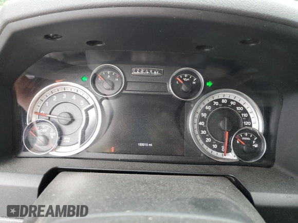 2016 Ram 1500 Big Horn with VIN 1C6RR7LM1GS198503, listed as a Copart auction lot 60118915 with 155,012 mi miles and Salvage title. Bid and sale history available at DreamBid. Image 9.