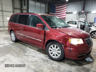 2013 Chrysler Town & Country Touring with VIN 2C4RC1BG3DR821801, listed as a Copart auction lot 47572855 with 129,811 mi miles and Salvage Title. Bid and sale history available at carsss.com. Image 4.
