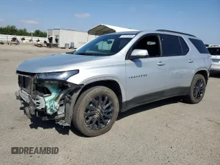 2022 Chevrolet Traverse RS with VIN 1GNEVJKW7NJ104752, listed as a Copart auction lot 54791995 with 35,167 mi miles and Salvage title. Bid and sale history available at DreamBid. Image 1.
