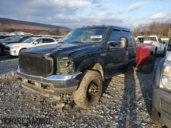 2003 Ford F-350 XL with VIN 1FTWW33F63EA29777, listed as a Copart auction lot 81047684 with 214,722 mi miles and Salvage Title. Bid and sale history available at DreamBid. Image 1.