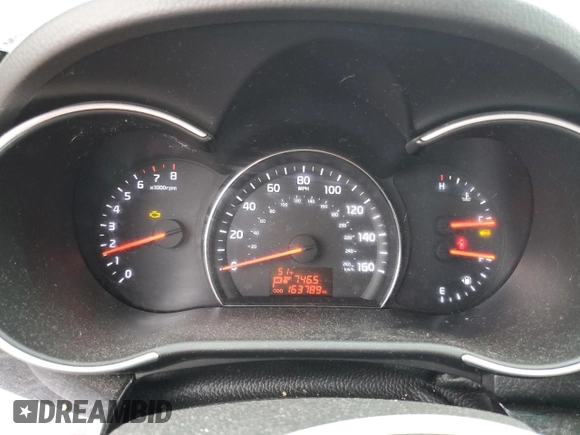 2014 Kia Sorento LX with VIN 5XYKT4A75EG458041, listed as a Copart auction lot 50915535 with 163,789 mi miles and Salvage Title. Bid and sale history available at carsss.com. Image 9.