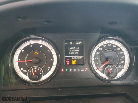 2021 Ram 1500 Classic Tradesman with VIN 1C6RR6FT5MS533920, listed as a Copart auction lot 49190155 with 102,787 mi miles and Salvage Title. Bid and sale history available at carsss.com. Image 9.
