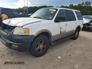 2003 Ford Expedition Eddie Bauer с VIN 1FMFU17L93LA86668, выставлен на аукционе Copart как лот 62023215 с пробегом Не указан миль и Списание • Salvage title. История ставок и продаж доступна на DreamBid. Изображение 1.