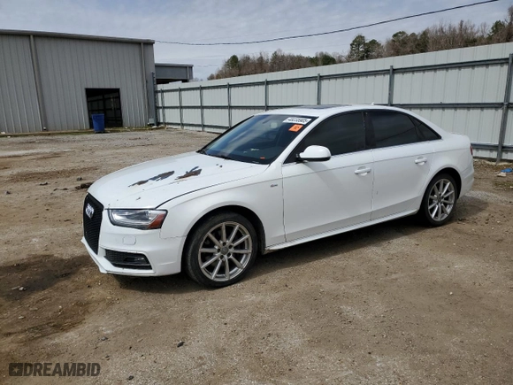 2015 Audi A4 Premium with VIN WAUAFAFL8FN039681, listed as a Copart auction lot 48235905 with 98,869 mi miles and Clean Title. Bid and sale history available at carsss.com. Image 1.