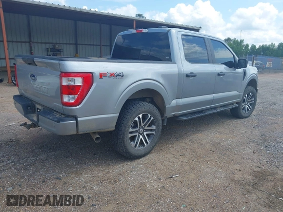 2023 Ford F-150 XL with VIN 1FTFW1E55PKE96110, listed as a IAAI auction lot 42127827 with 35,741 mi miles and . Bid and sale history available at DreamBid. Image 4.