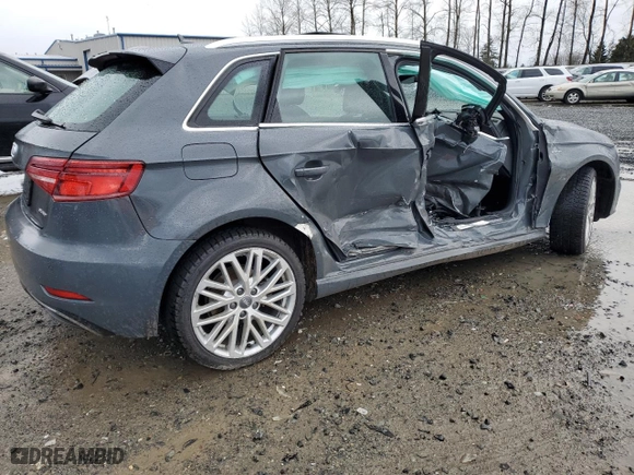 2018 Audi A3 Sportback e-tron Premium Plus with VIN WAUTPBFF3JA108718, listed as a Copart auction lot 85160584 with 46,155 mi miles and Salvage Title. Bid and sale history available at carsss.com. Image 3.