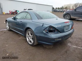 2007 Mercedes-Benz SL-Class 5.5L V8 with VIN WDBSK71F57F134135, listed as a IAAI auction lot 41509940 with 85,134 mi miles. Bid and sale history available at carsss.com. Image 3.