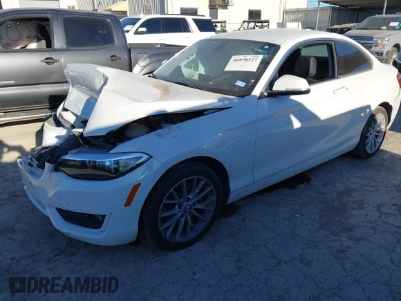 2015 BMW 2 Series 228i with VIN WBA1F5C53FV257086, listed as a IAAI auction lot 40898527 with 83,779 mi miles. Bid and sale history available at carsss.com. Image 17.