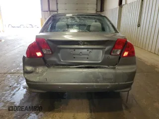 2005 Honda Civic LX with VIN 2HGES16545H504239, listed as a Copart auction lot 53950195 with 183,814 mi miles and Salvage Title. Bid and sale history available at DreamBid. Image 6.