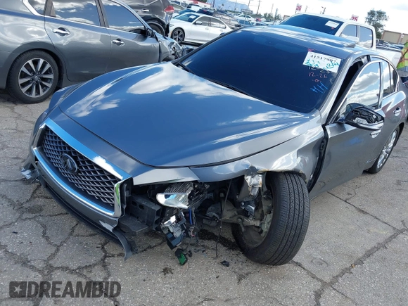 2019 Infiniti Q50 Luxe z VIN JN1EV7APXKM512617, wystawiony jako IAAI lot #41517907 z przebiegiem 46 619 mil mil oraz . Historia ofert i sprzedaży dostępna na DreamBid. Obrazek 6.