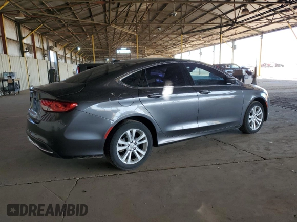 2015 Chrysler 200 Limited with VIN 1C3CCCAB4FN641495, listed as a Copart auction lot 52047465 with 154,548 mi miles and Salvage Title. Bid and sale history available at carsss.com. Image 3.