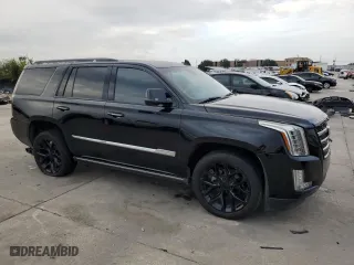 2018 Cadillac Escalade Premium Luxury with VIN 1GYS3CKJ9JR327477, listed as a Copart auction lot 70027314 with 84,060 mi miles and Salvage Title. Bid and sale history available at carsss.com. Image 4.