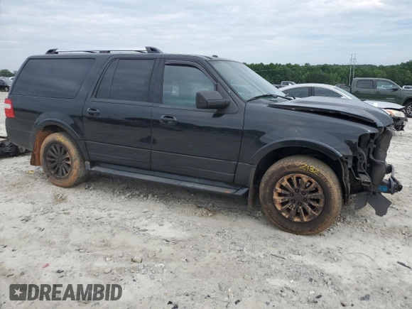 2015 Ford Expedition Max Limited with VIN 1FMJK1KT1FEF07587, listed as a Copart auction lot 62125415 with 160,729 mi miles and Salvage title. Bid and sale history available at DreamBid. Image 4.