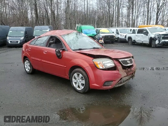 2010 Kia Rio LX with VIN KNADH4A39A6598630, listed as a Copart auction lot 51523545 with 99,896 mi miles and Non Repairable. Bid and sale history available at carsss.com. Image 10.