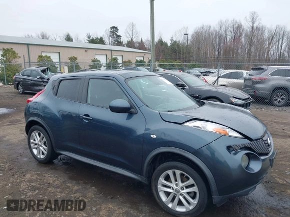 2013 Nissan Juke S with VIN JN8AF5MV7DT209881, listed as a IAAI auction lot 41728623 with 185,296 mi miles and . Bid and sale history available at DreamBid. Image 1.