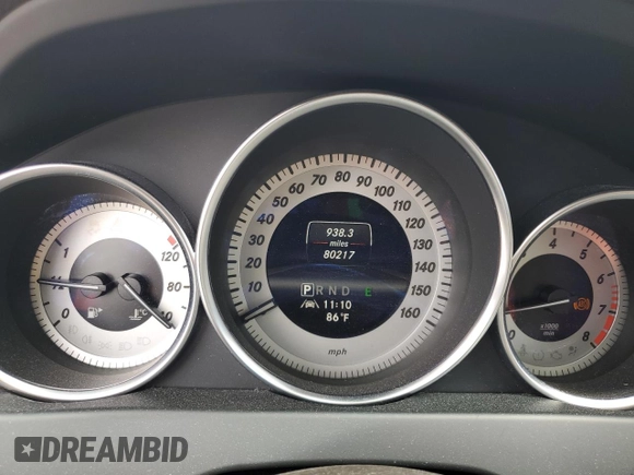 2013 Mercedes-Benz C 350 Sport with VIN WDDGF5HB3DA816948, listed as a Copart auction lot 51759835 with 80,217 mi miles and Salvage Title. Bid and sale history available at DreamBid. Image 9.