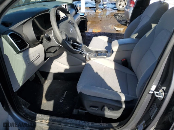 2019 Hyundai Tucson Value with VIN KM8J33A4XKU956382, listed as a Copart auction lot 42863185 with 68,364 mi miles and Salvage Title. Bid and sale history available at carsss.com. Image 7.