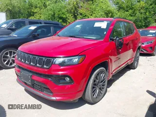 2023 Jeep Compass (RED) Edition with VIN 3C4NJDCN2PT527617, listed as a IAAI auction lot 42000559 with 48,773 mi miles and . Bid and sale history available at carsss.com. Image 2.