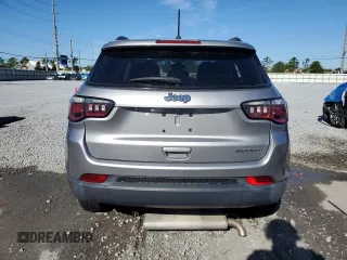 2018 Jeep Compass Sport with VIN 3C4NJCAB4JT182472, listed as a Copart auction lot 50085455 with 53,266 mi miles and Salvage Title. Bid and sale history available at carsss.com. Image 6.