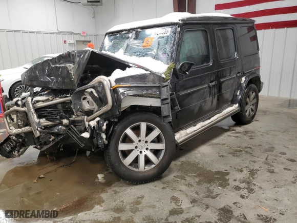 2019 Mercedes-Benz G-Class G 550 with VIN WDCYC6BJ5KX326268, listed as a Copart auction lot 43220085 with 0 mi miles and Salvage Title. Bid and sale history available at carsss.com. Image 1.