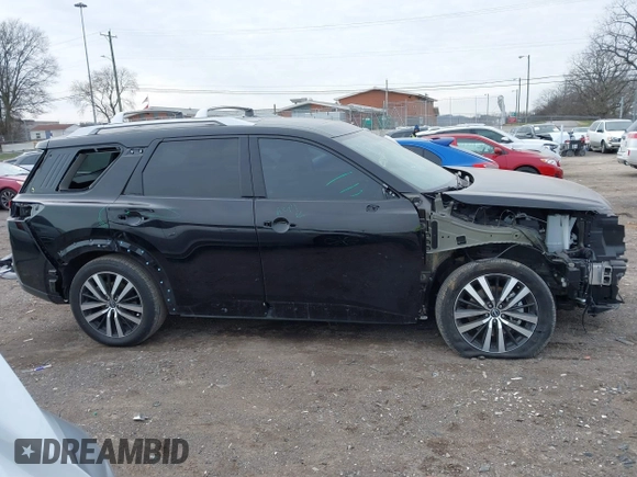 2023 Nissan Pathfinder Platinum with VIN 5N1DR3DG6PC257054, listed as a IAAI auction lot 41565552 with 9,952 mi miles and . Bid and sale history available at DreamBid. Image 14.