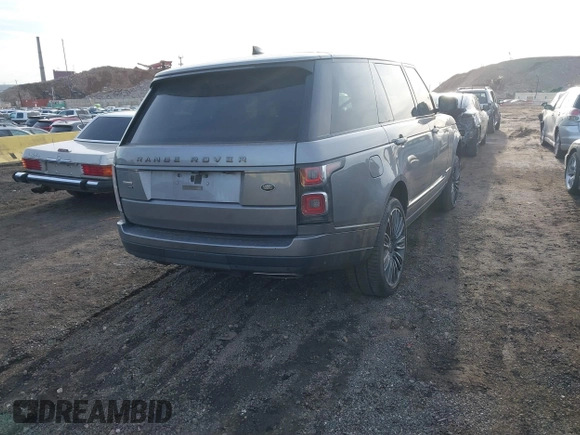 2020 Land Rover Range Rover Autobiography с VIN SALGV5SE8LA598884, выставлен на аукционе IAAI как лот 41687574 с пробегом 80 532 миль миль и . История ставок и продаж доступна на DreamBid. Изображение 4.