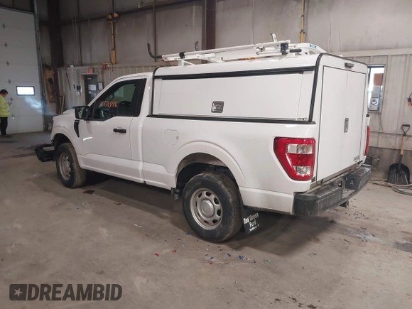 2021 Ford F-150 XL with VIN 1FTMF1EB1MKF01246, listed as a IAAI auction lot 41736886 with 44,558 mi miles and . Bid and sale history available at DreamBid. Image 3.