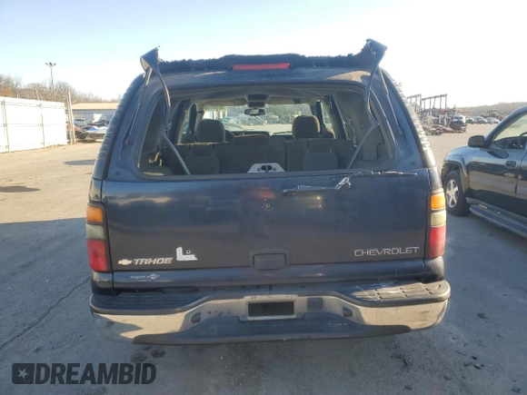 2004 Chevrolet Tahoe LS with VIN 1GNEC13V04J259945, listed as a Copart auction lot 88194905 with 225,491 mi miles and Salvage Title. Bid and sale history available at carsss.com. Image 6.