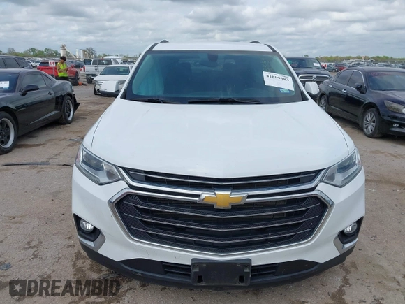 2021 Chevrolet Traverse LT Cloth with VIN 1GNERGKW2MJ181213, listed as a IAAI auction lot 41899383 with 49,642 mi miles and . Bid and sale history available at DreamBid. Image 12.