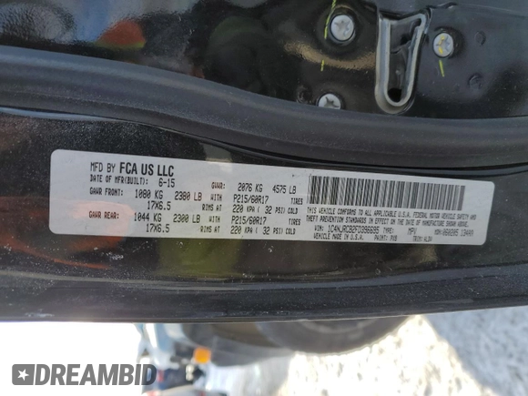 2015 Jeep Patriot Limited z VIN 1C4NJRCB2FD396695, wystawiony jako Copart lot #42388645 z przebiegiem 95 274 mil mil oraz Szkoda całkowita • Salvage title. Historia ofert i sprzedaży dostępna na DreamBid. Obrazek 13.