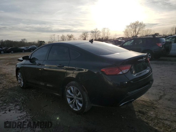 2015 Chrysler 200 S with VIN 1C3CCCBB1FN760099, listed as a Copart auction lot 42307425 with 103,809 mi miles and Salvage Title. Bid and sale history available at carsss.com. Image 2.