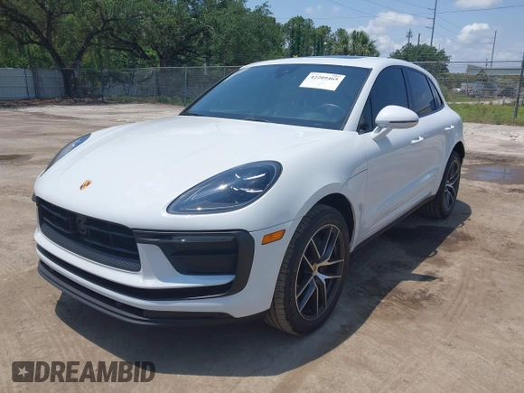 2023 Porsche Macan with VIN WP1AA2A55PLB11111, listed as a IAAI auction lot 42209465 with 25,612 mi miles and . Bid and sale history available at DreamBid. Image 17.