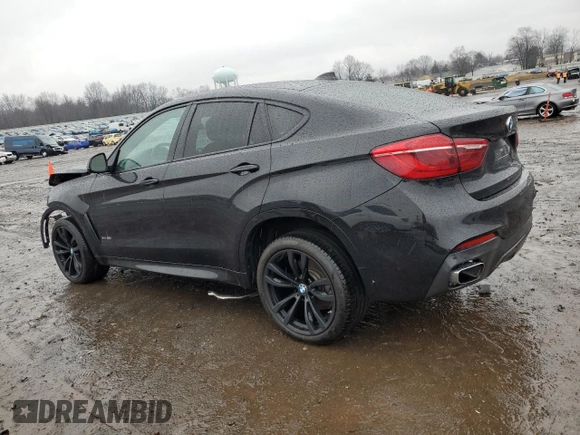 2019 BMW X6 xDrive35i with VIN 5UXKU2C56K0Z65348, listed as a Copart auction lot 40125783 with 48,719 mi miles. Bid and sale history available at carsss.com. Image 2.